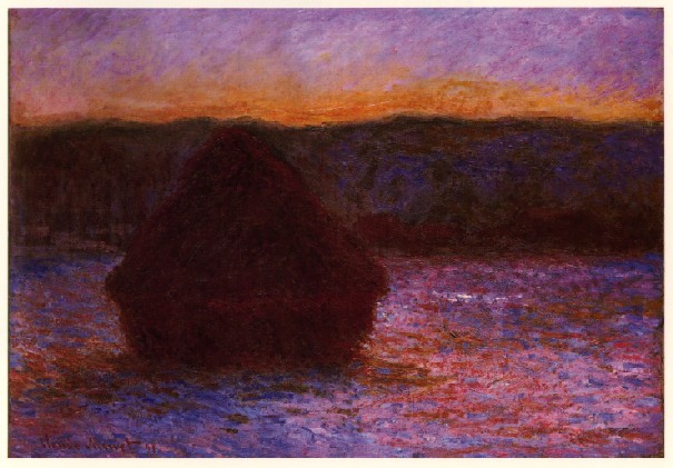 Meule, Soleil Couchant, 1891 (90 Kb); 73,3 x 92.6 cm; Museum of Fine Arts, Boston